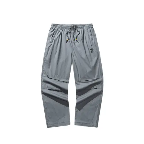 Anta Knitted Sweatpants Unisex Medium Gray