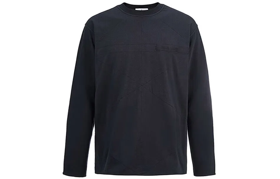 STONE ISLAND T-Shirts Men's Black Crew Neck Moderate Straight Fit