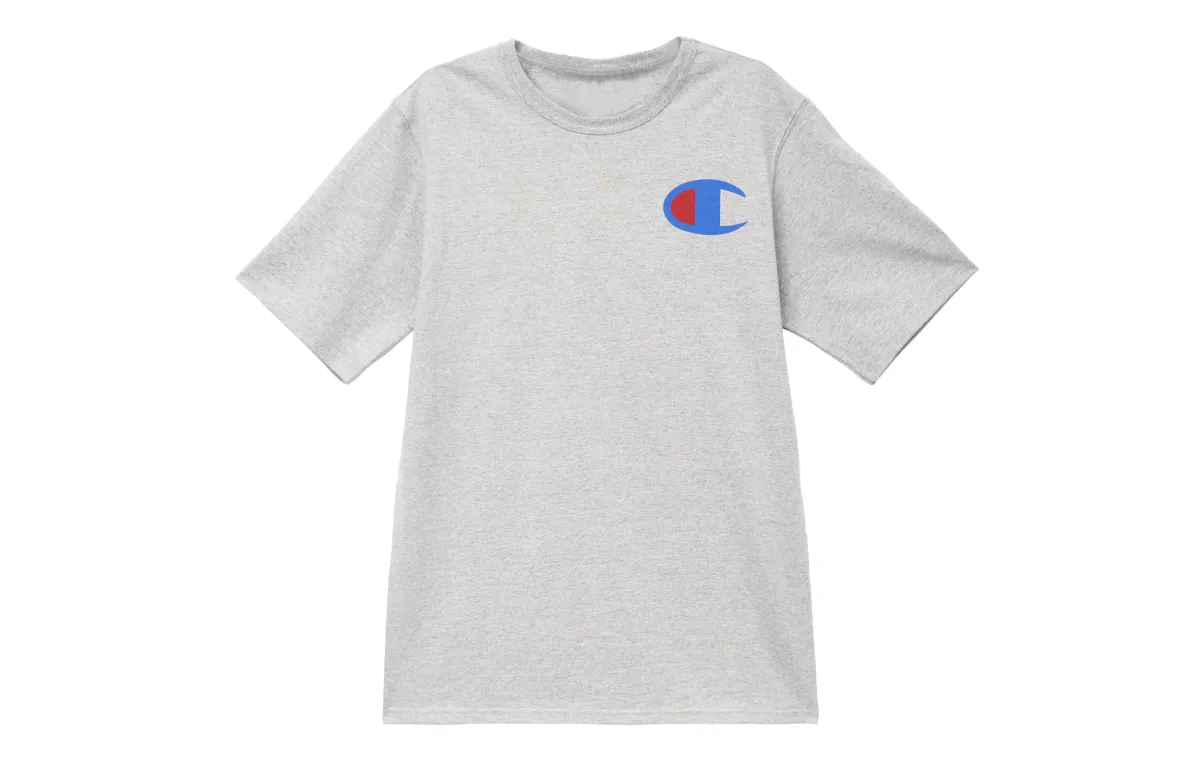Champion T Shirt US Version Unisex Gray