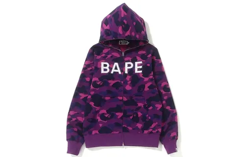Bape Color Camo Bape Swarovski Full Zip Hoodie