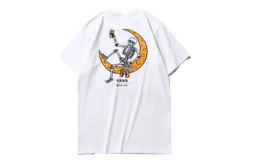 Vans T Shirts Men's Crew Neck Moderate Straight Fit