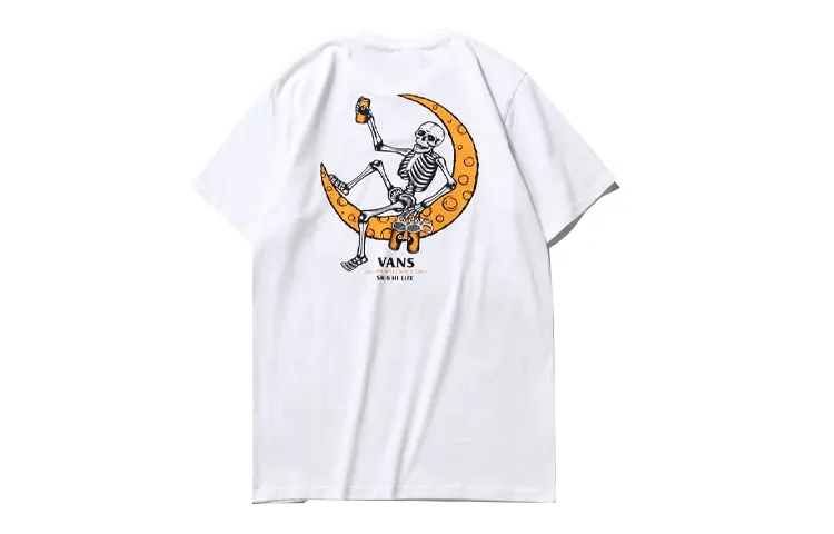 Vans T Shirts Men's Crew Neck Moderate Straight Fit