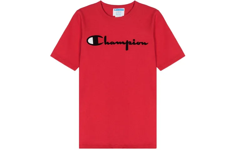 Champion T Shirt US Version Unisex Red