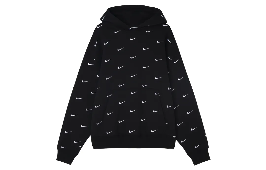 Nike All Over Swoosh Logo Hoodie