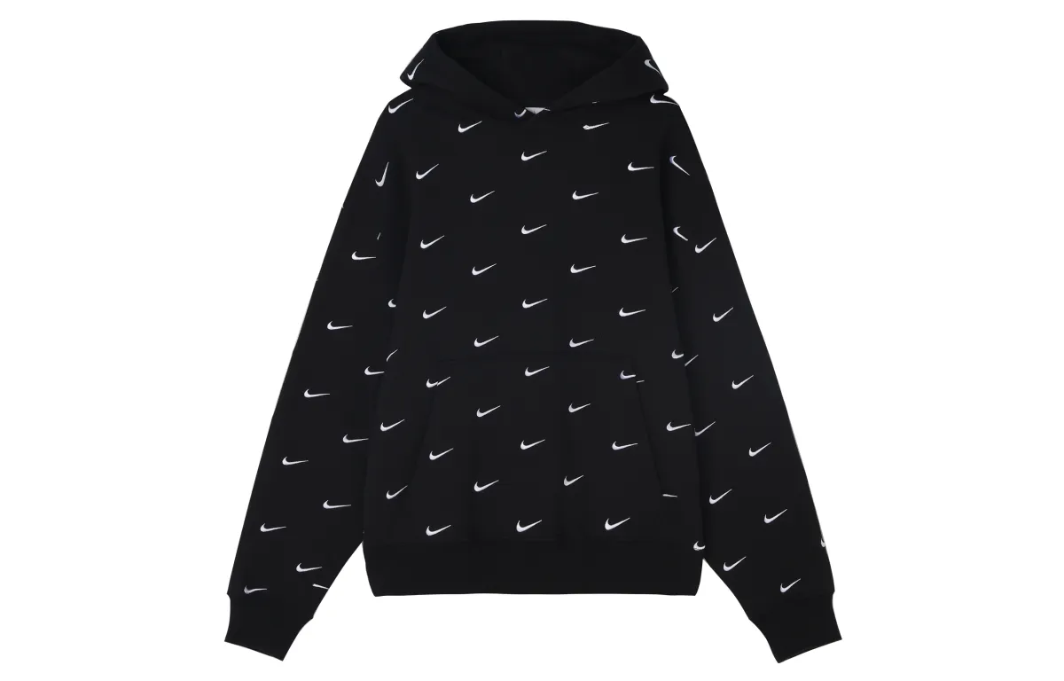 Nike All Over Swoosh Logo Hoodie