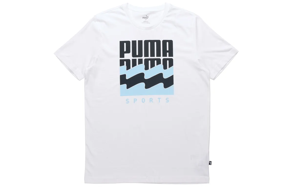 PUMA T-Shirts Men's Crew Neck Moderate Straight Fit