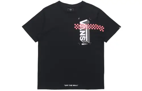 Vans T Shirts Men's Crew Neck Moderate Straight Fit
