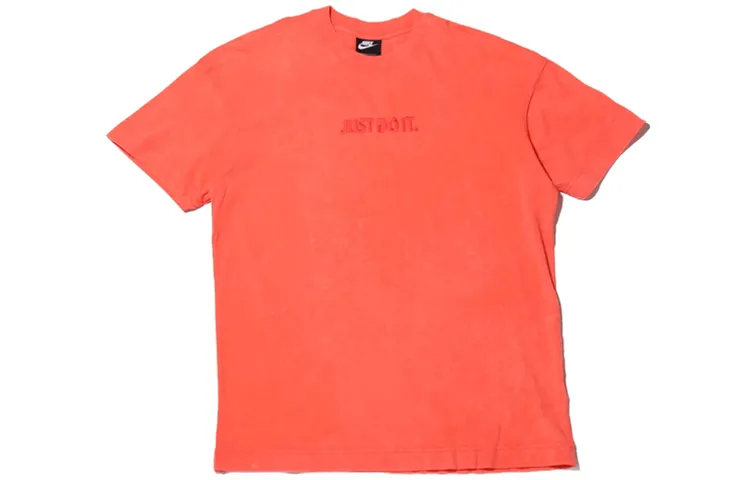 Nike T-Shirts Men's Crew Neck Moderate Straight Fit