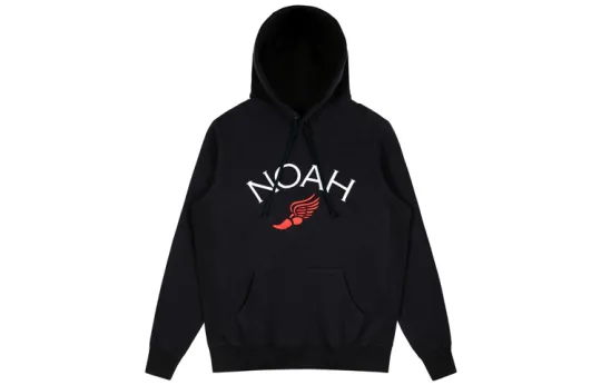 NOAH Winged Foot Embroidered Hoodie