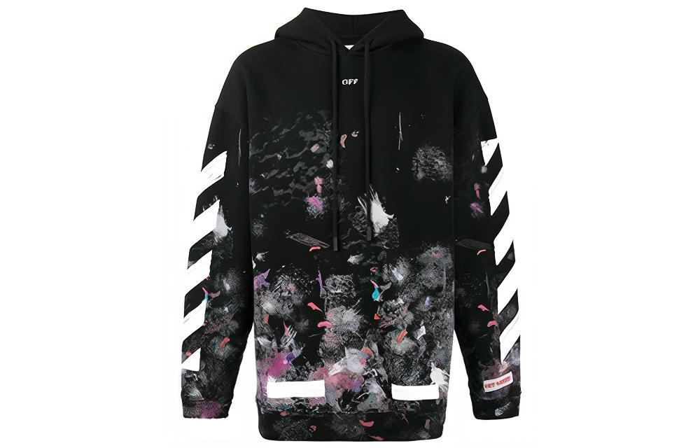 OFF-WHITE Diag Galaxy Brushed Over Hoodie