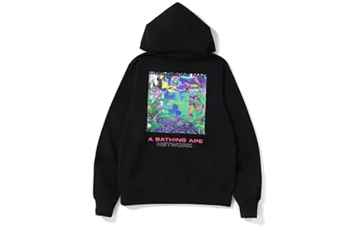 A BATHING APE Bape Sweatshirts Unisex Hooded Moderate Regular