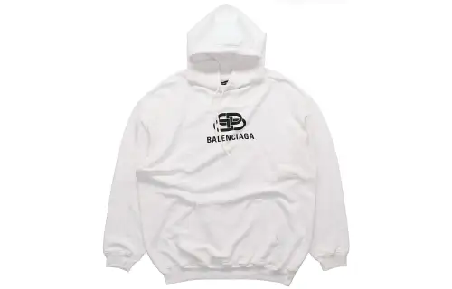 Balenciaga Bb Fleece Hoodie