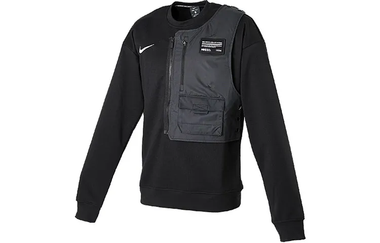 Nike Sweatshirts Men's Crew Neck Moderate Regular
