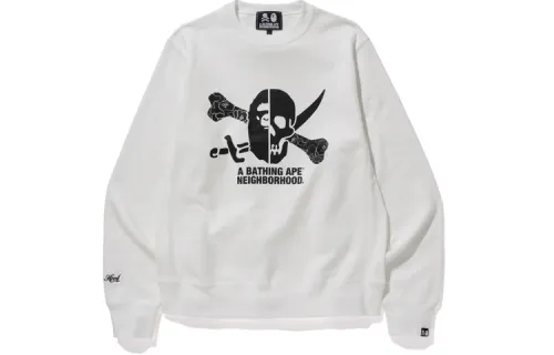 Bape X Neighborhood Ape & Skull Crewneck