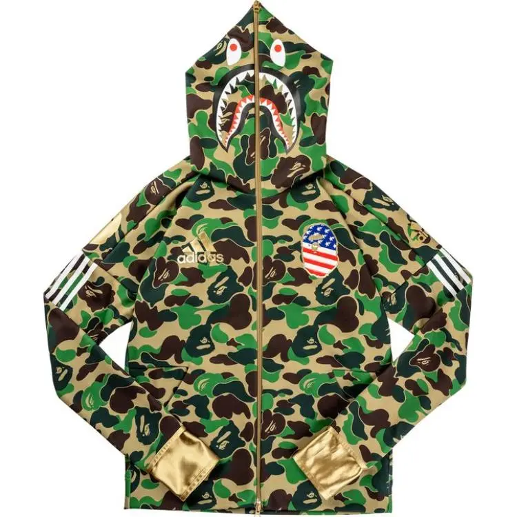 A BATHING APE X Adidas SB Shark Hoodie