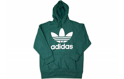 Мужское худи adidas originals Tref Over Hood (зеленое) — фото 1