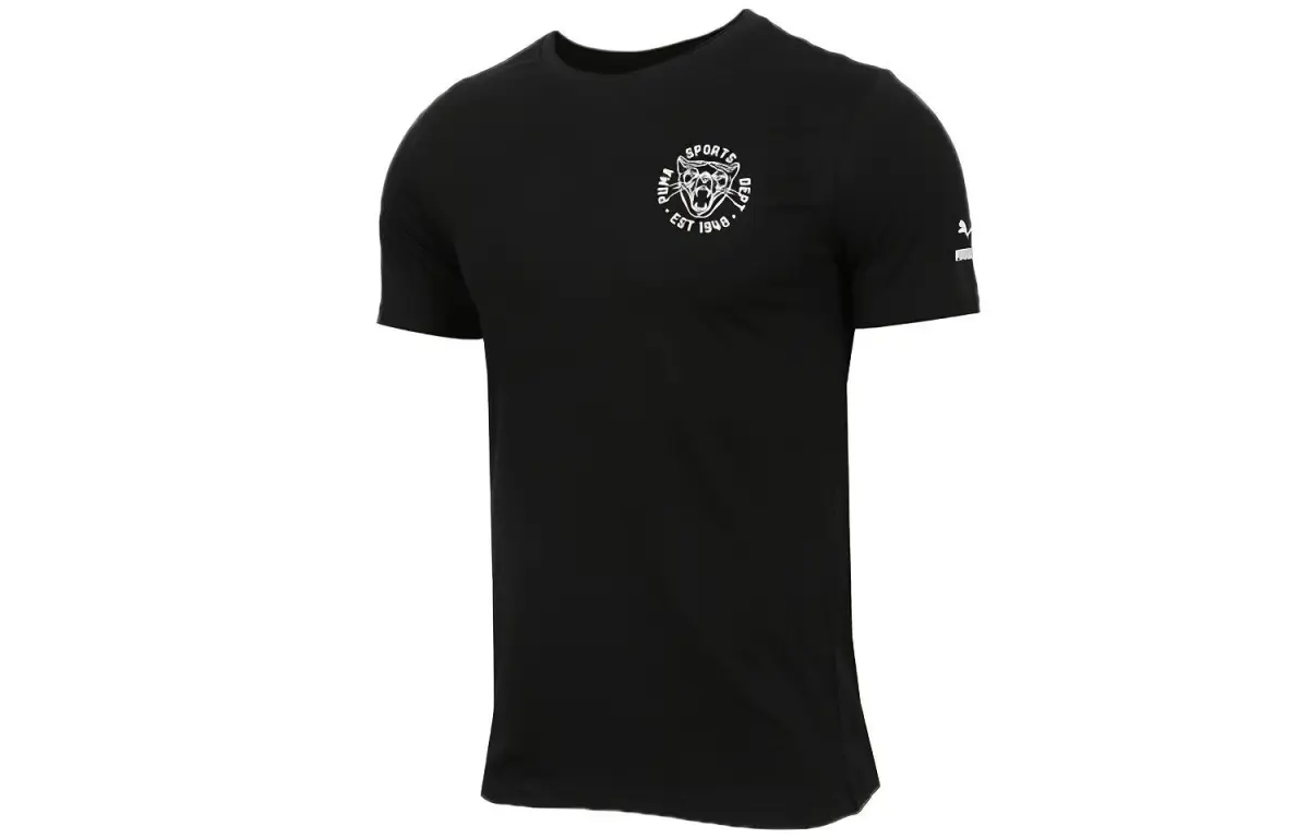 PUMA T-Shirts Men's Crew Neck Moderate Straight Fit