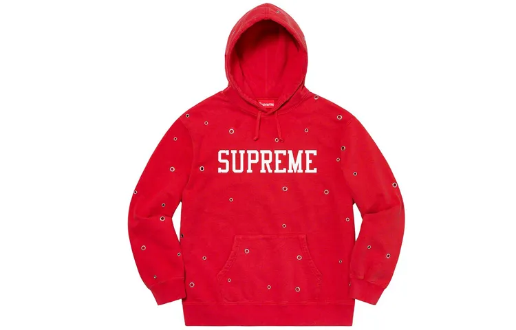 Supreme Eyelet Hooded Sweatshirt