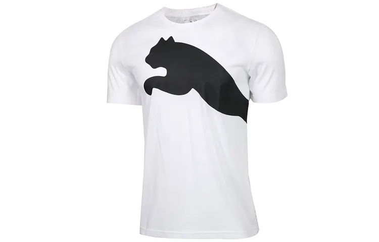 PUMA Set-in Sleeve T-Shirt Men's White