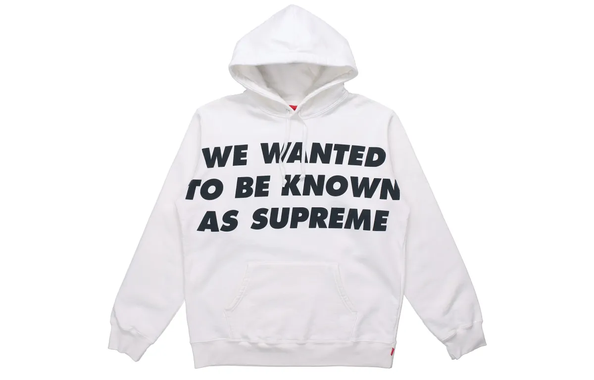 Supreme Known As Hooded Sweatshirt