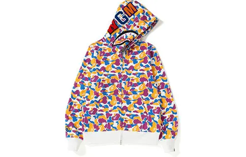 Bape La Store 5th Anniversary La Camo Shark Full Zip Hoodie