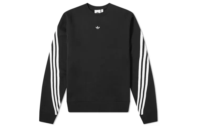 Adidas Originals 3-Stripes Sweatshirts Men's Crew Neck Moderate Other