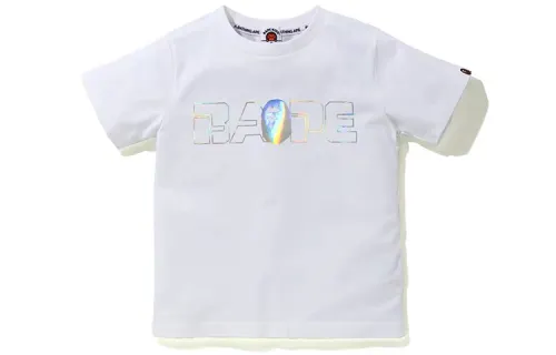 A BATHING APE Bape T Shirts Men's Crew Neck Moderate Straight Fit