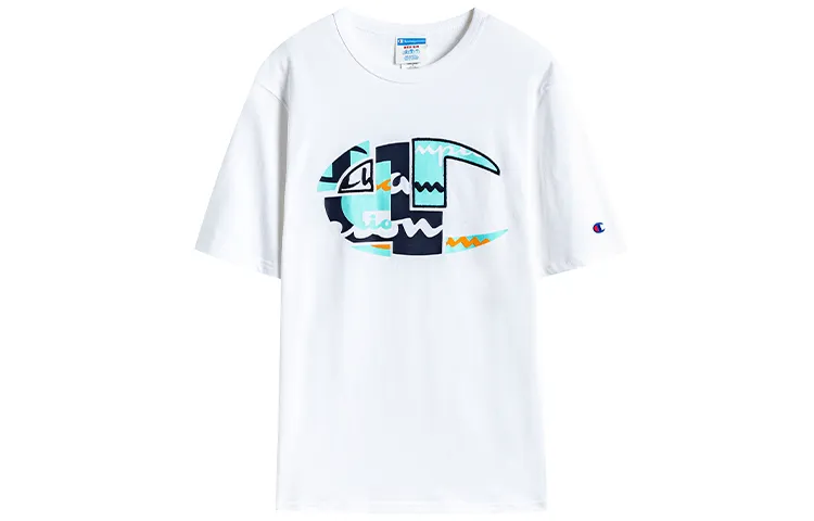 Champion Straight Fit T Shirt US Version Unisex White