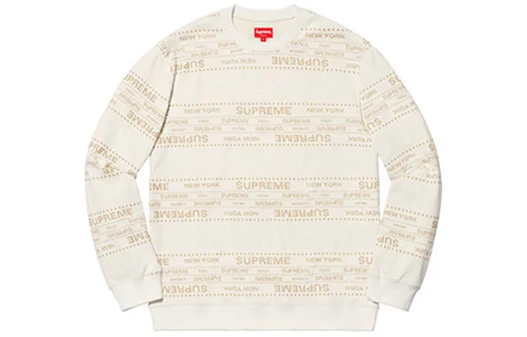Supreme Metallic Jacquard Crewneck