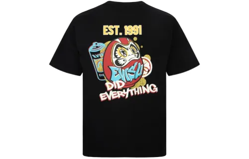 EVISU T Shirts Men's Crew Neck Moderate Straight Fit