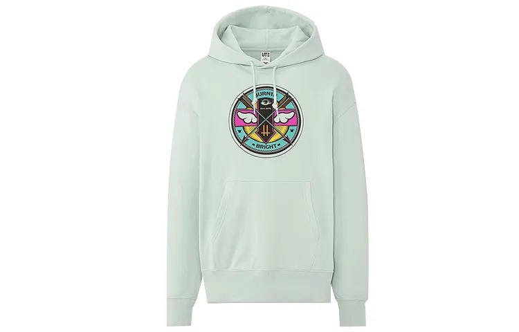 UNIQLO Sweatshirt Unisex Light Green