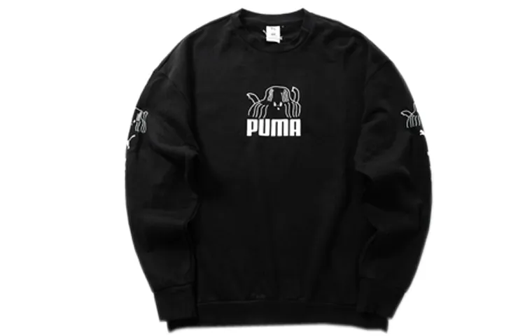 PUMA X TYAKASHA Sweatshirts Men's Crew Neck Moderate Regular