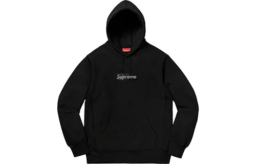 Supreme X Swarovski Box Logo Hooded Sweatshirt