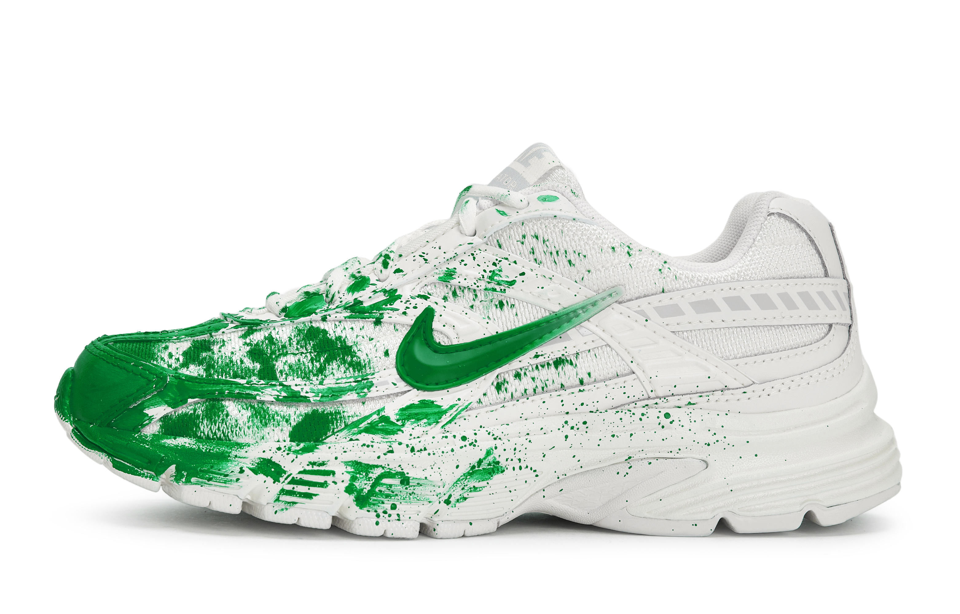 Nike Initiator Slip Resistant Abrasion Resistant Low top Running Shoes Women’s White Green