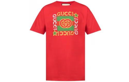 GUCCI T Shirts Unisex Crew Neck Moderate Straight Fit