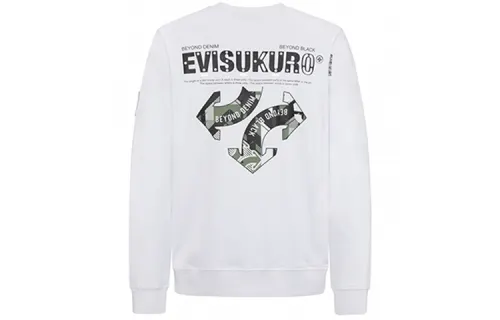 EVISU Sweatshirts Unisex Crew Neck Moderate Regular