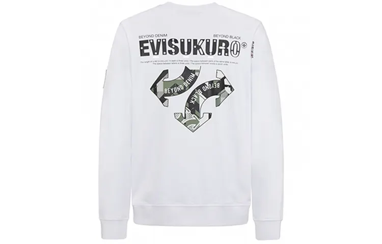 EVISU Sweatshirts Unisex Crew Neck Moderate Regular
