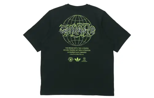 Adidas Originals Set in Sleeve T Shirt Men's Black