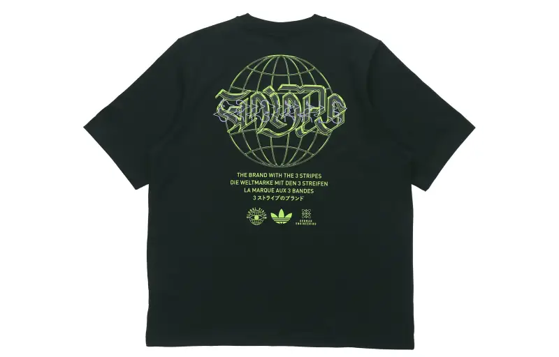 Adidas Originals Set in Sleeve T Shirt Men's Black