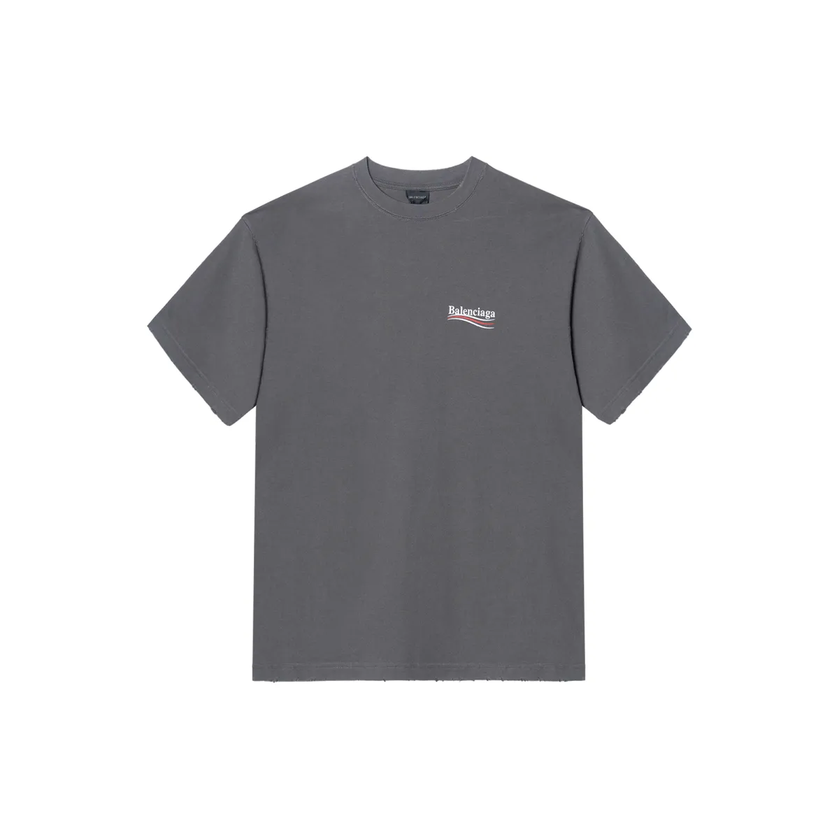 Balenciaga Political Campaign FW22 T Shirt Loose Fit Men's Gray