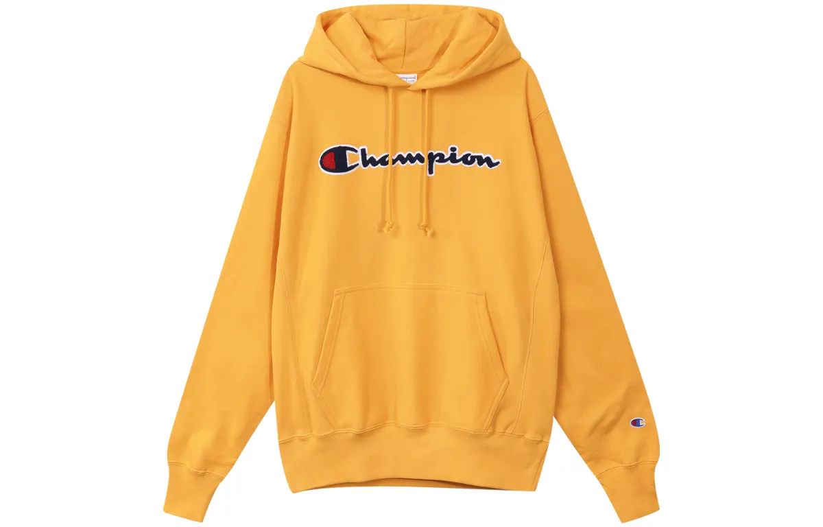 Champion Sweatshirt US Version Unisex Yellow