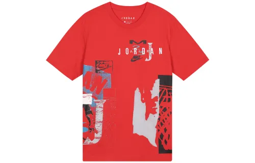 Jordan Sport T Shirts Men's Crew Neck Moderate Straight Fit