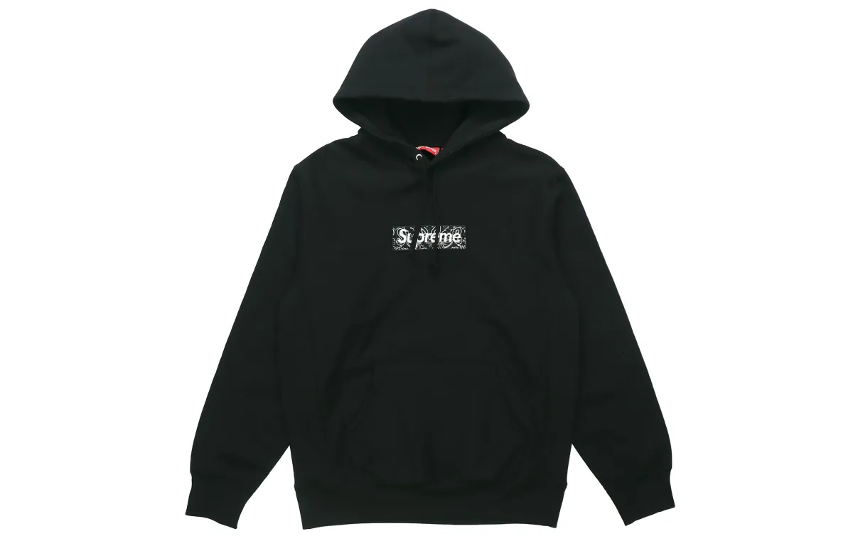 Supreme Bandana Box Logo Hooded Sweatshirt