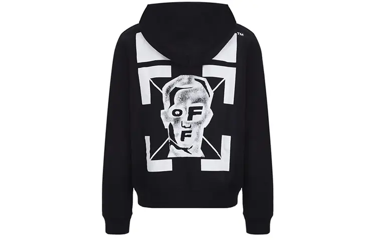 OFF WHITE Slim Fit Pivot Fish Hoodie