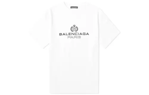 Balenciaga T Shirt Regular Fit Men's White