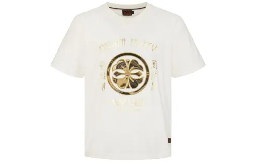 EVISU T Shirts Men's Crew Neck Moderate Straight Fit