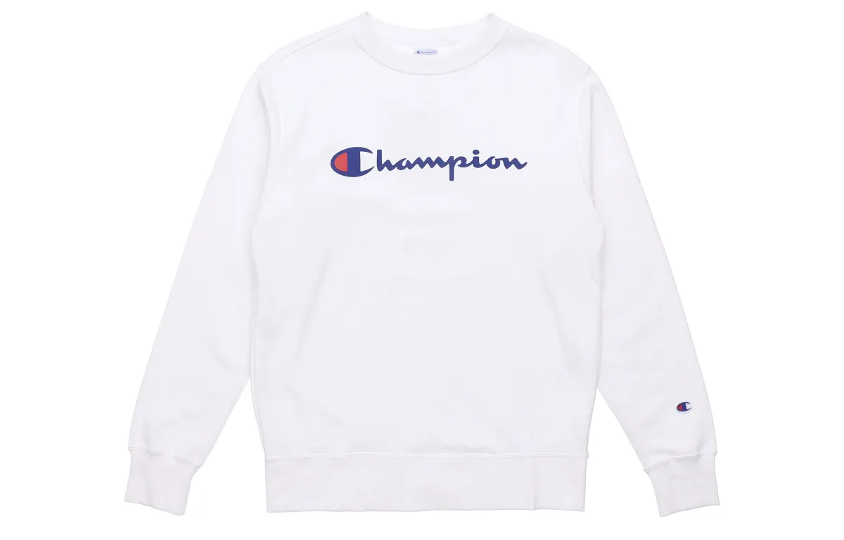 Champion Sweatshirt Japan Version Unisex White