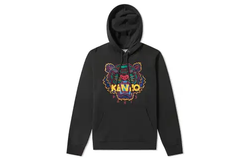 KENZO Tiger Logo Embroidered Hoodie