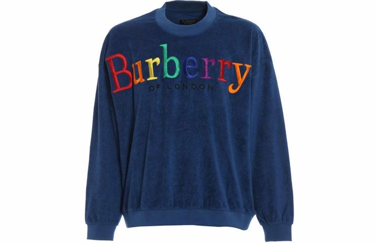 Мужское худи Burberry (синее)