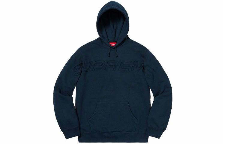 Худи Supreme SS19 (темно-синее)
